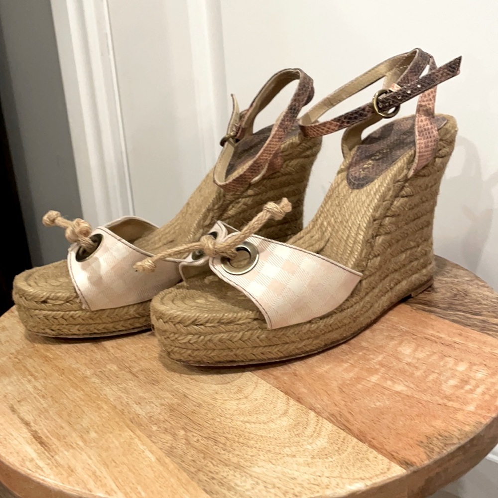 Burberry espadrilles wedges